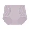 Pantaletas de Hielo Sin Costuras de Cintura Alta para Mujer, Control de Abdomen, Entrepierna de Algodón Sin Costuras, Tallas Grandes, Alta Elasticidad, Braguitas Moldeadoras para Mujer