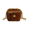 Bolsa caixa estilo Chanel 2026 novo modelo bolsa lancheira feminina bolsa de corrente com padrão de diamante requintado bolsa de ombro transversal moderna