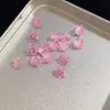 Fornecimento Transfronteiriço de Flores de Cerejeira Cortadas e Banhadas com Zircônia Colorida em Gradiente Sanduíche de Diamantes Soltos para Brincos DIY e Diamantes Deslumbrantes para Nail Art