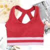 Nuevo sujetador deportivo sin aros de acero a prueba de golpes para correr, fitness, yoga, ropa interior para el pecho, sin costuras, para mujer