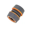 Conector Plástico Atravessante de Água com Revestimento de Borracha, 3/4 Polegada, 6/4 Polegadas, Conector Rápido Válvula Reta Duas Vias, Conector Rápido de Reparo e Extensão de Mangueira