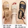 Sandálias Femininas Novas de Verão 2024, Sandálias para Mães de Meia-Idade e Idosas, Sapatos Femininos Versáteis para Supermercado, Sapatos para Bancas de Rua, Venda Direta