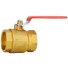 Válvula Esfera com Rosca Macho Dupla para Conexão Direta ao Aquecedor de Água, Gás, Tubulação de Água da Rede de Alto Fluxo, Interruptor de Válvula, Cobre, 1/2 Polegada, 3/4 Polegada, Dn15