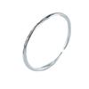 Pulsera de plata pura 9999 plata esterlina epoxi brillante Pulsera abierta de plata de cinco flores nicho pulsera sólida regalo de San Valentín