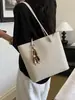 Yuezi 2026 Bolso Tejido Nuevo y Elegante para el Trabajo, Bolso Tote de Moda para Mujer, Bolso de Hombro de Gran Capacidad