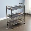 Suporte de Vegetais em Ferro para Restaurante de Hot Pot, Prateleira de Armazenamento Simples de Cozinha em Camadas, Suporte para Ingredientes, Uso Comercial