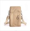 Bolsa Feminina Fashion 2026 com Três Zíperes, Bolsa Transversal, Porta-Moedas de 1 Yuan, Nova Bolsa Celular Tendência, Porta-Chaves