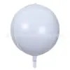 Globos Redondos de Papel de Aluminio 4D Transfronterizos de 10/12/15/22/50/60/70 Pulgadas, Globos Redondos de Papel de Aluminio para Inflar