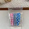 Novo estilo coreano gota d'água onda bolinhas franja de menina grampo quebra-cabeça bolsa xadrez infantil colorido clip lateral quebra-cabeça acessórios de cabelo
