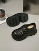 Mocasines Brogue de Suela Gruesa YsshadiR de Piel Genuina para Mujer, Novedad Otoño 2026, Mocasines de Piel de Vaca