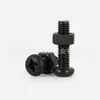 Tornillo Phillips Redondo Negro con Juego de Tuercas Acero al Carbono Grupo de Tornillo de Cabeza Redonda Phillips con Tuerca M2M3M4M5M6