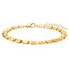 Al por mayor transfronterizo Cadena simple y elegante con forma de clip de papel, estilo femenino Pulsera de una sola capa hecha a mano Pulsera de muñeca moderna y única