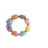 Nuevo Collar con Borla de Lazo en Forma de Corazón de Colores Dulces para Mujer, Diseño de Nicho, Accesorio de Celebridad de Internet, Estilo Dulce y Fresco