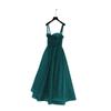 Novo Vestido de Festa com Alça Elegante Emagrecedor Comprimento Médio Malha com Lantejoulas Gaze Vestido Bufante para Festa Uso Diário