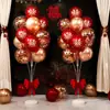 Set de Decoración de Piso con Globos para Boda, Decoración de Escena para Sala de Estar de Compromiso, Habitación de Boda, Guía para Casa Nueva, Colección de Artículos para Boda