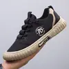 Tecido de Guarda-chuva Dropshipping Masculino Tênis da Moda Leve Cadarço Calçados Esportivos Sapatos de Tecido Planos Sapatos Slip-On Homem Transfronteiriço