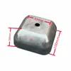 Pie de Estante Base Vertical Pie Base de Carga Tapa Final de Tubo Cuadrado Pie Carga Pesada Pie de Hierro Estante Apilable Taza de Pie Pie de Base de Acero