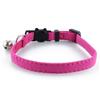 Nuevo Collar para Mascota Collar para Gato Color Sólido Macarrón Gamuza Collar para Gato con Corona Brillante