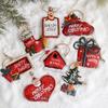 Producto Nuevo Transfronterizo Decoración de Árbol de Navidad Retro Americano Hierro Viejo Bolsa de Regalo Calcetines Decoración Colgante Pequeño