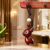Yiming Xianyuan Sandalwood Elefante Corrente de Celular Pingente Chaveiro de Carro Pingente Esculpido Presente Fofo para Homens e Mulheres
