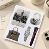Adesivo de Epóxi Estereoscópico 3D Adesivo de Acessório de Moda para Computador Capa de Celular Diário Decoração DIY Adesivo de Cristal