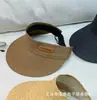 Sombrero de Sol de Paja de Ala Ancha para Mujer, Visera de Paja para Playa y Ciclismo con Protección UV para el Verano, Sombrero de Sol para Proteger del Sol