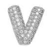 Joyas de Moda de Venta Caliente Transfronteriza Colgante de Collar con 26 Letras Inglesas Estilo Ins Nicho Elegante Versátil Colgante DIY