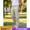 Venta al por mayor de pantalones cargo deportivos para hombre de primavera y otoño, pantalones largos casuales con bolsillos, pantalones de pierna recta modernos y cómodos para plataformas de comercio electrónico independientes