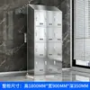 Armario para empleados de acero inoxidable 304 con tapa inclinada para fábrica de alimentos, gabinete de almacenamiento para taller libre de polvo con cerradura, armario de vestidor para baño