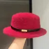 Sombrero de Fieltro de Lana Estilo Británico para Mujer Otoño Invierno Elegante para Salir Sombrero Negro Retro Francés Ala Plana Color Sólido Exquisito Compras