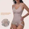 Ropa interior moldeadora de talla grande transfronteriza, body tipo camisola con control de abdomen, pantis tipo tanga, body de una pieza de talla grande con diseño hueco ajustado que revela la parte trasera y reduce la cintura