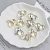 Ding Yi Transparente Forma de Durazno Luna Fría Alto Brillo Galvanizado Acrílico Forma de Corazón Cuentas DIY Accesorios para Cadena de Teléfono