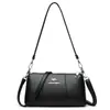 Bolso Cruzado Versátil Transfronterizo 2026 Nuevo Bolso para Mujer Bolso Casual Simple para Mamá de Mediana Edad Bolso de Cuero Suave para Mujer