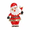 Nuevos Broches de Serie Navideña: Campanitas de Muñeco de Nieve Lindas, Decoraciones de Ropa de Moda, Broches para Fiesta de Navidad