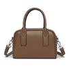 Bolso Pequeño Cuadrado de Cuero Genuino Transfronterizo para Mujer, Estilo Nuevo Tendencia 2026, Elegante y de Alta Calidad, Bolso Bowling de Gran Capacidad, Bolso Cruzado para el Trabajo