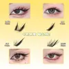 Cílios Postiços Segmentados Dream Deer Arctic Fox Glue para Curvatura Natural, Aplicação com Cola, para Realçar os Olhos, Exquisitos e Fotogênicos, Lançamento Recente