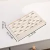 Caja de Almacenamiento de Joyería de Terciopelo, Bandeja para Joyería, Collares, Pendientes, Anillos, Cajón de Tocador, Almacenamiento con Compartimentos Integrados, A Prueba de Polvo