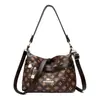 Bolso de Mujer Canguro 2025 Nuevo Patrón de Moda Monograma Bolso de Hombro Gran Capacidad Bolso Cruzado Casual para Madres de Mediana Edad