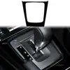 Adecuado para 13-18 Subaru Forester Pegatina Decorativa para Marco Exterior de la Palanca de Cambios Negro Piano Negro Brillante Modificación Interior del Coche