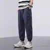 Pantalones Casuales de Hombre Verano Delgados Estilo Coreano Modernos Sueltos Elegantes Pantalones Cargo Moda Masculina Pantalones Jogger de Seda de Hielo