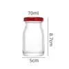 Garrafa Ninho de Pássaro Transparente, Resistente a Altas Temperaturas, Cozível no Vapor e Pronta para Comer, Adequada para Embalagem de Bexiga de Peixe, Garrafa Vazia para Atacado, Garrafa de Leite de Lótus, Garrafa de Vidro para Conservação de Frescor