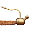 Cabaça de Latão Hisha Pot Duas Utilidades Portátil Essencial Masculino Filtro Cachimbo de Cigarro Filtro de Bocal de Cigarro