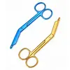 Tijeras rectas circulares de laboratorio, tijeras quirúrgicas de acero inoxidable para corte de tejido, enseñanza quirúrgica, anatomía, tijeras de belleza, tijeras para retirar suturas