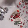Adesivos de Unha Artística Prata Laser Cyansea Estilo Gótico Adesivos de Unha Populares Fábrica Atacado Adesivos Simples para Unhas
