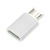 Adaptador de datos de carga para teléfono móvil de aleación de aluminio metálico tipo C a Micro V8