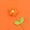 Fio de Tricô Flor Grande Pom-pom Haste Única Produto Acabado Artesanal Flor Artificial Buquê de Fios Presente Criativo de Ação de Graças