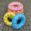 Nuevo Anillo Inflable de Cristal Engrosado Suministros de Natación Salvavidas Venta al por Mayor Anillo de Natación Infantil de Doble Capa Anillo de Cristal