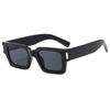 2024 Nueva Moda Estilo Coreano Gafas de Sol de Montura Gruesa Cuadrada mi nail Celebridad de Internet Mismo Estilo Gafas Personalizadas Lisas Moda