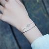 Pulseira Estilo Novo Cavaleiro e Rosa Moda Nacional Pulseira Meninas ins Estilo Frio Luxo Leve Nicho Exquisito BFF Mão