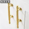 Tirador Moderno Minimalista Dorado para Cajón, Tirador de Puerta de Armario de Alto Nivel Electroplateado Estilo Francés, Perilla Redonda de un Solo Agujero Estilo Nórdico de Lujo Ligero